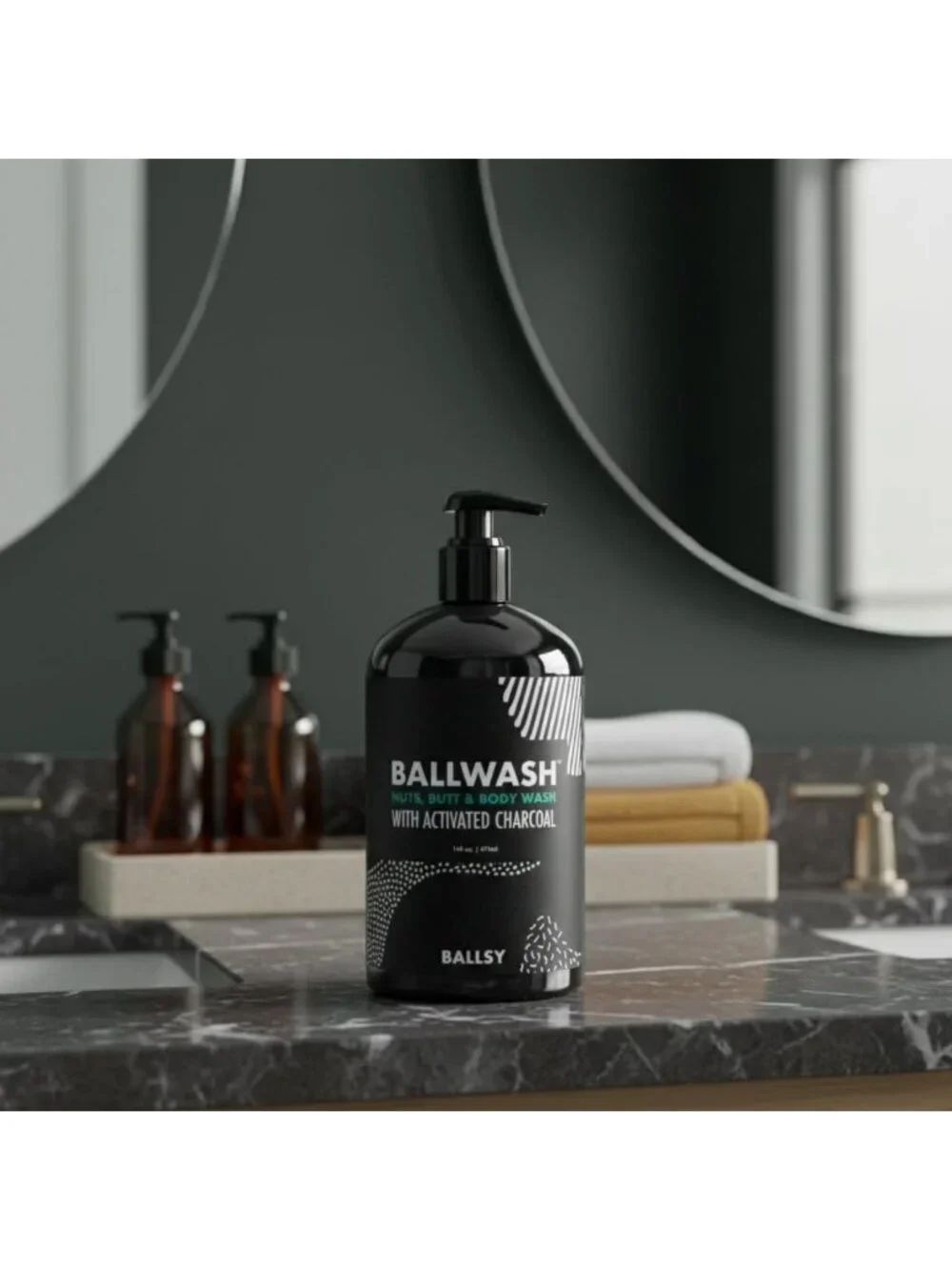 Men's Body Wash & Soap, Original Scent, Refreshing Cleanser, 16 Fl Oz
